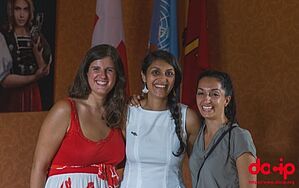 Photo: Les membres de notre équipe: Claire, Priscilla et Johanna