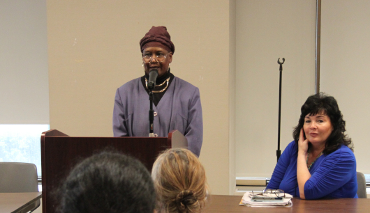 Photo: Esmeralda Brown at the Indigenous Peoples Preparatory meeting for UNPFII 2019